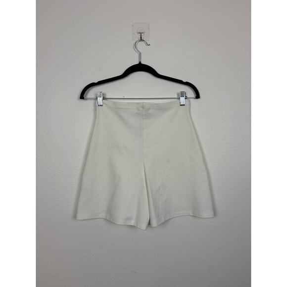 NWT Ripley Rader Ponte Knit High Rise Pin Up Retro Pintuck Shorts Rare 4 Large - Picture 3 of 5